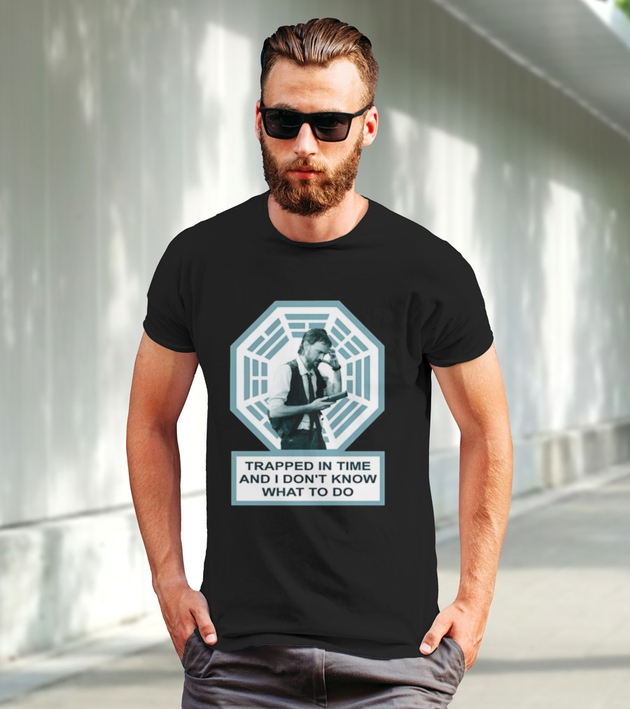 Daniel Faraday Trapped In Time Dharma Initiative Paradox Quandary T-Shirt