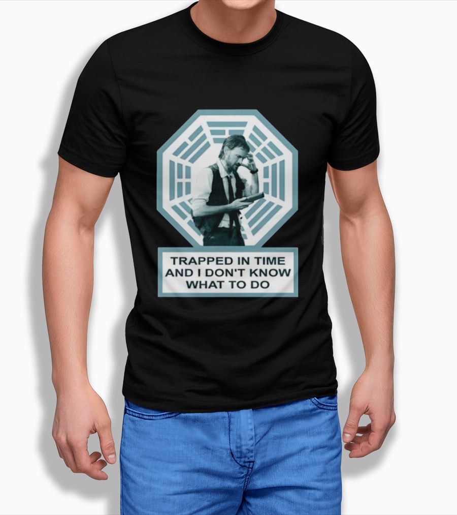 Daniel Faraday Trapped In Time Dharma Initiative Paradox Quandary T-Shirt