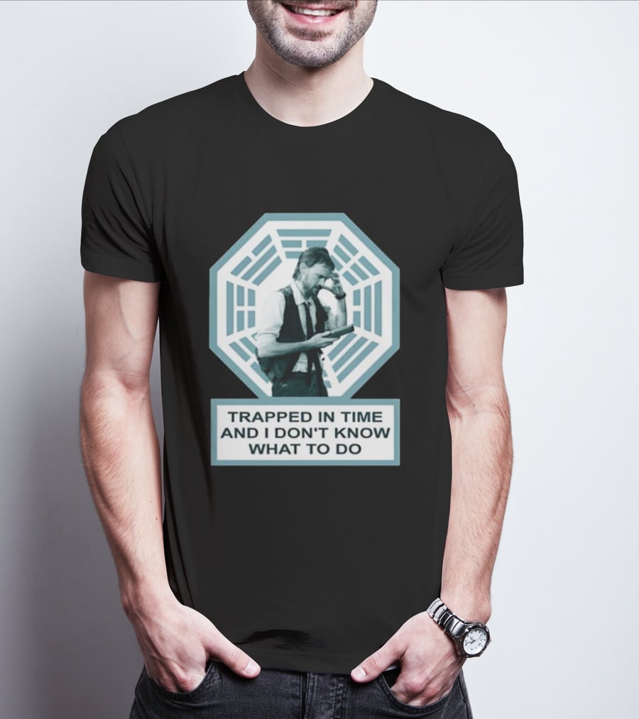 Daniel Faraday Trapped In Time Dharma Initiative Paradox Quandary T-Shirt