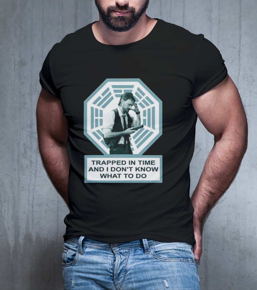 Daniel Faraday Trapped In Time Dharma Initiative Paradox Quandary T-Shirt