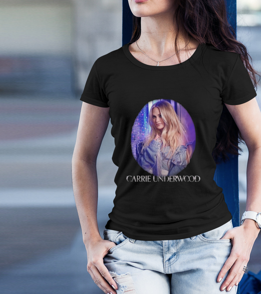 Carrie Underwood Denim And Rhinestones Deluxe T-Shirt