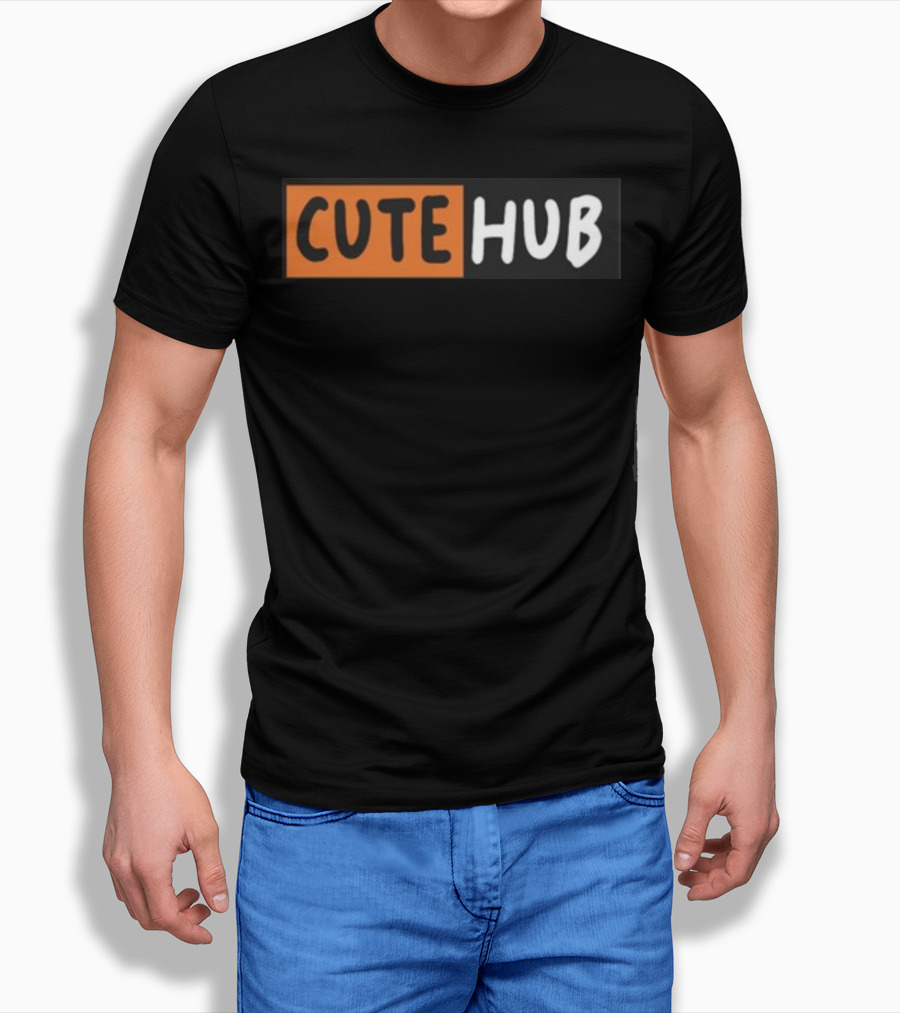CUTE HUB Bold Contrast T-Shirt