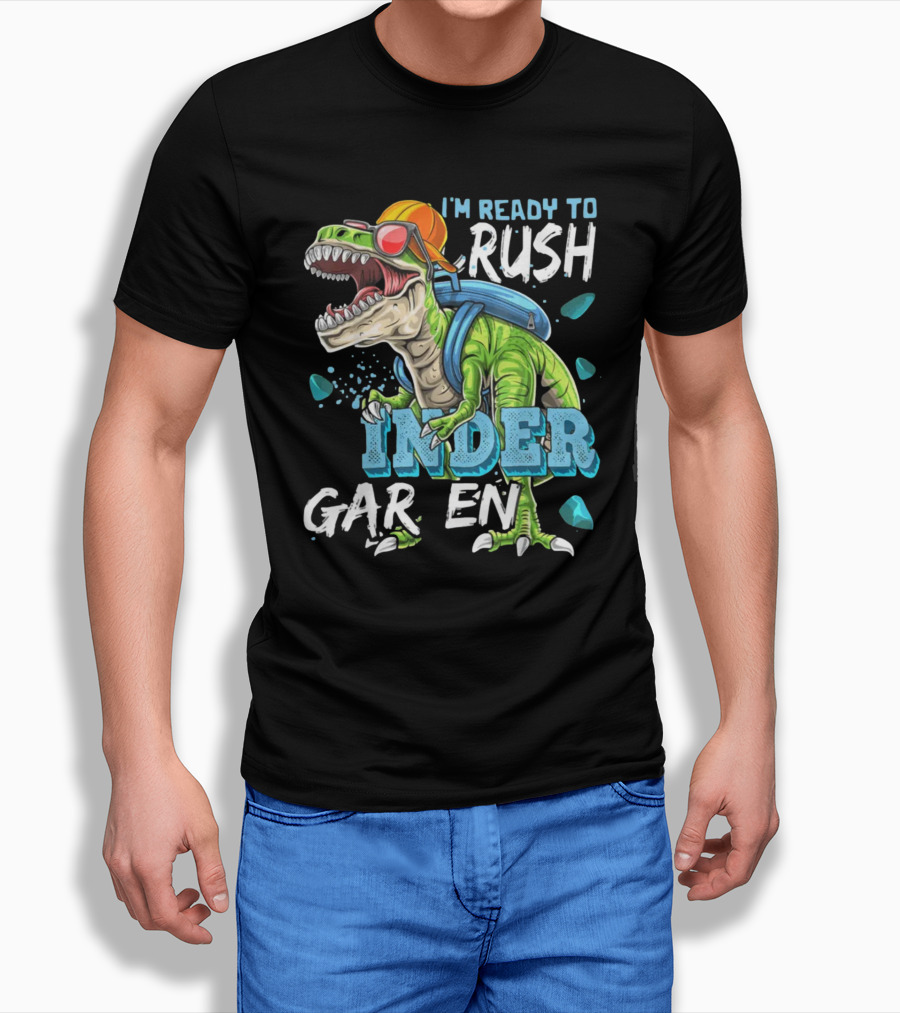 I'm Ready To Crush Kindergarten Dinosaur Adventure T-Shirt