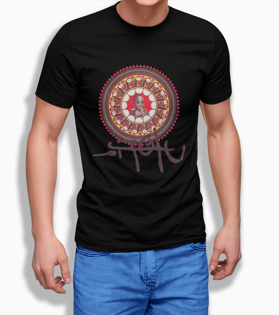 Utopia Kaws Baby Face Mandala T-Shirt