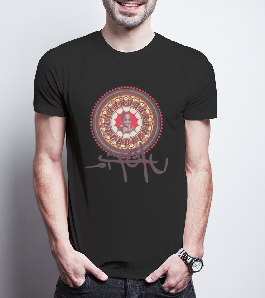 Utopia Kaws Baby Face Mandala T-Shirt