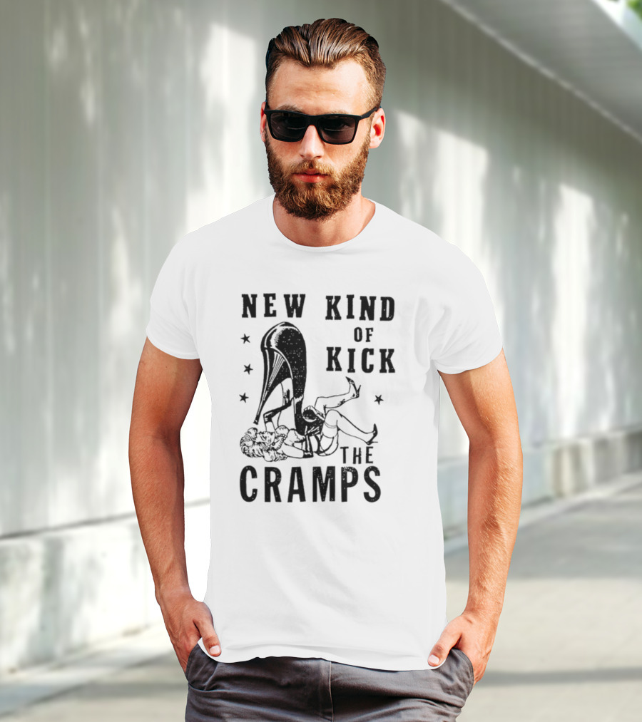 New Kind Of Kick The Cramps Retro Pin-Up T-Shirt