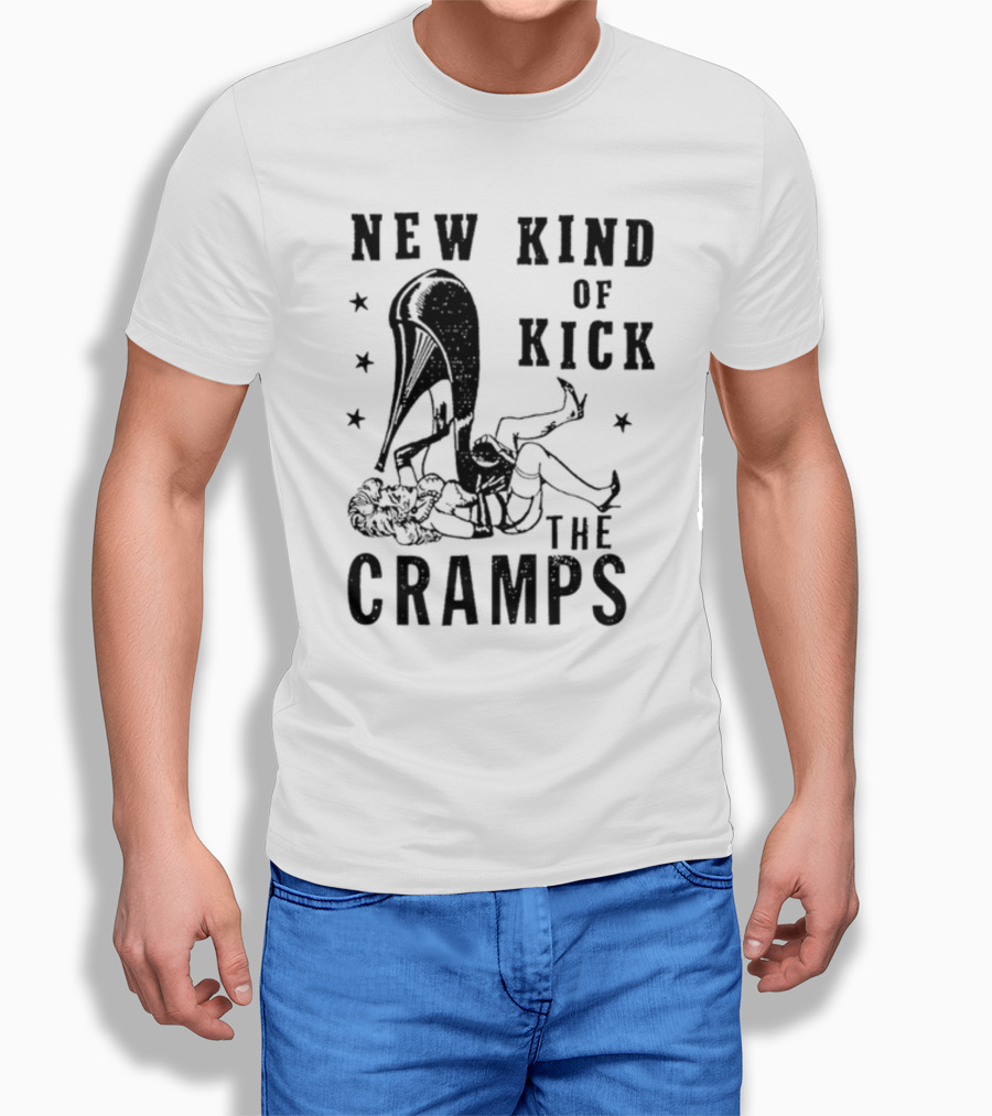 New Kind Of Kick The Cramps Retro Pin-Up T-Shirt