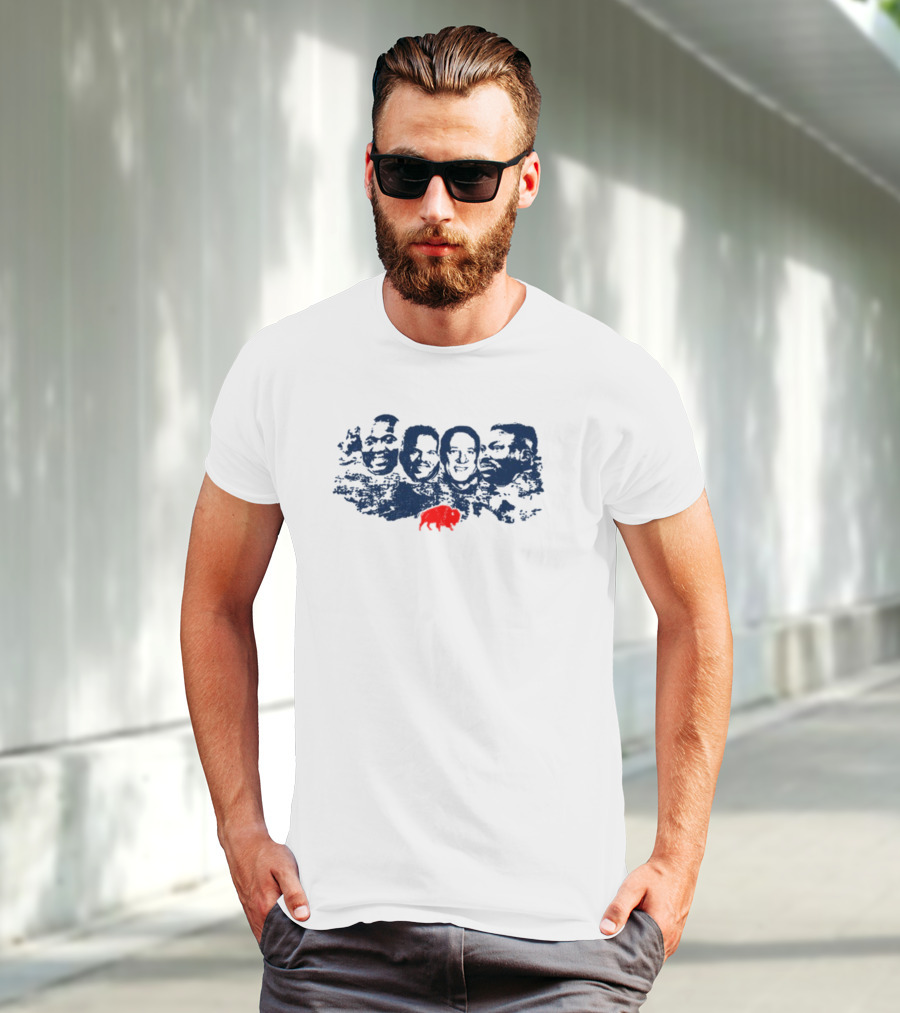 Nick Mayerik Buffalo Kelly Thomas Reed Smith Red Buffalo Faces T-Shirt