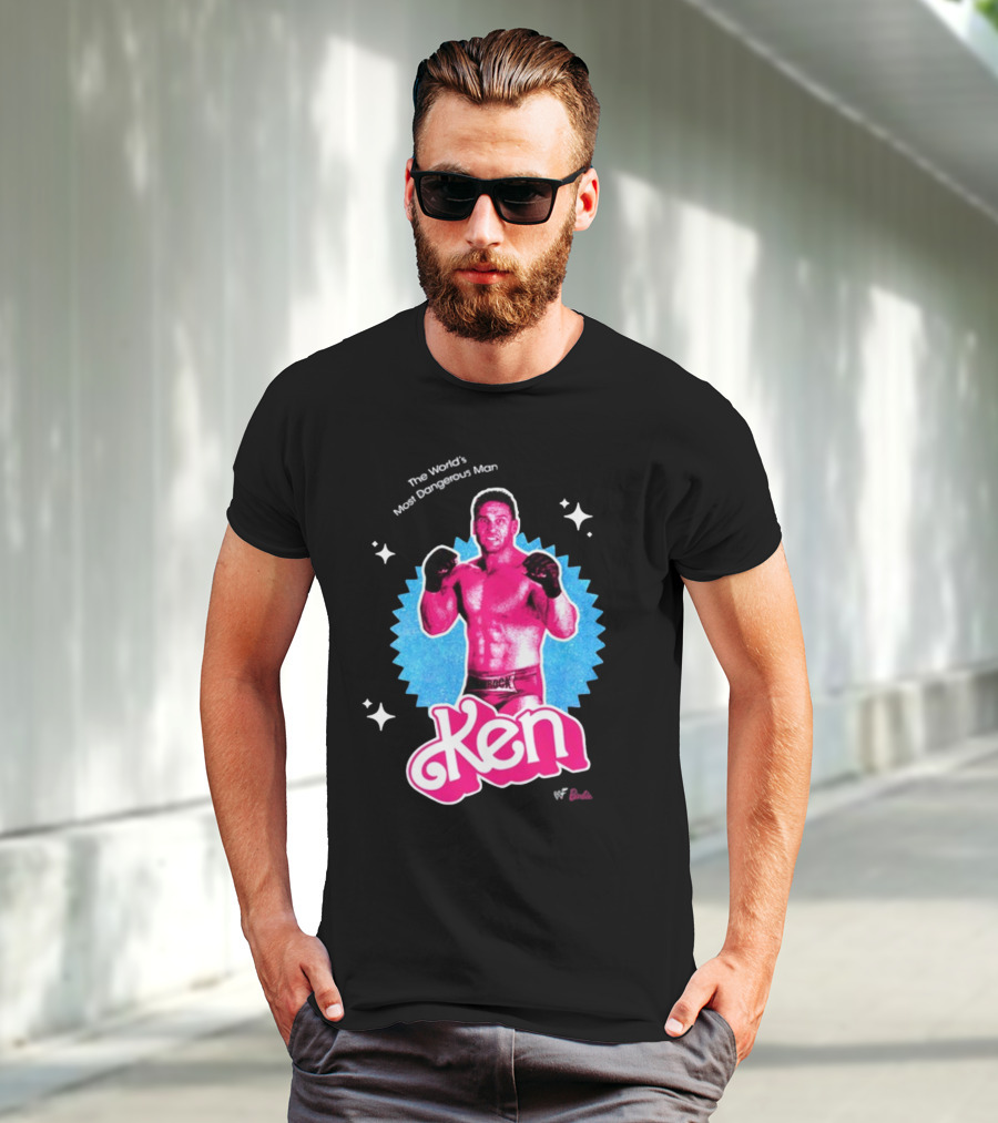 Nostalgiagland Ken The World's Most Dangerous Man Bold Retro Boxing T-Shirt
