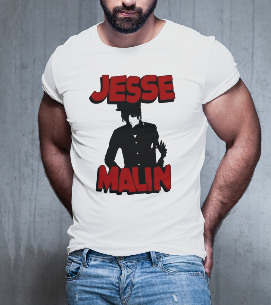 Jesse Malin Bold Red Text T-Shirt
