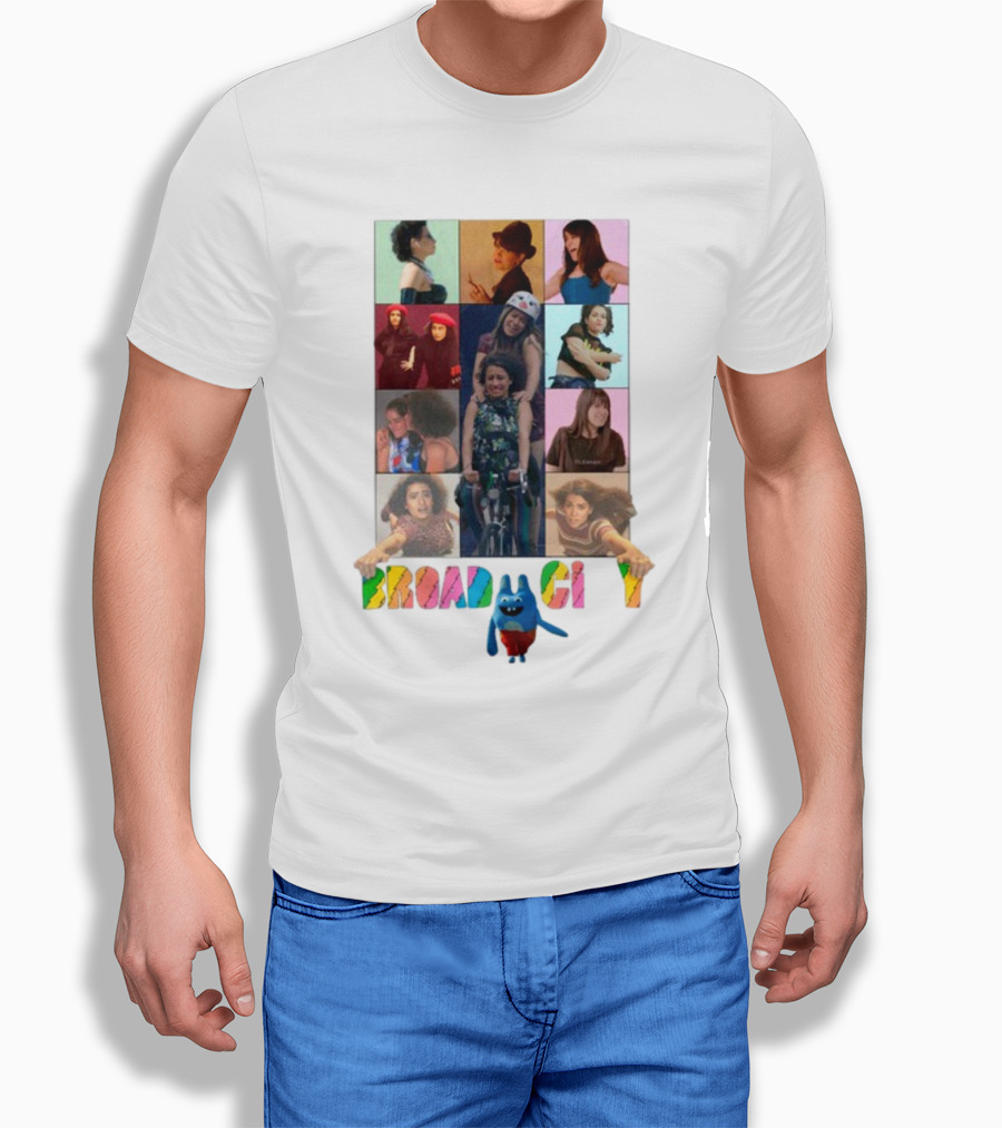 Hateusednames Broad City Collage Eras Tour T-Shirt