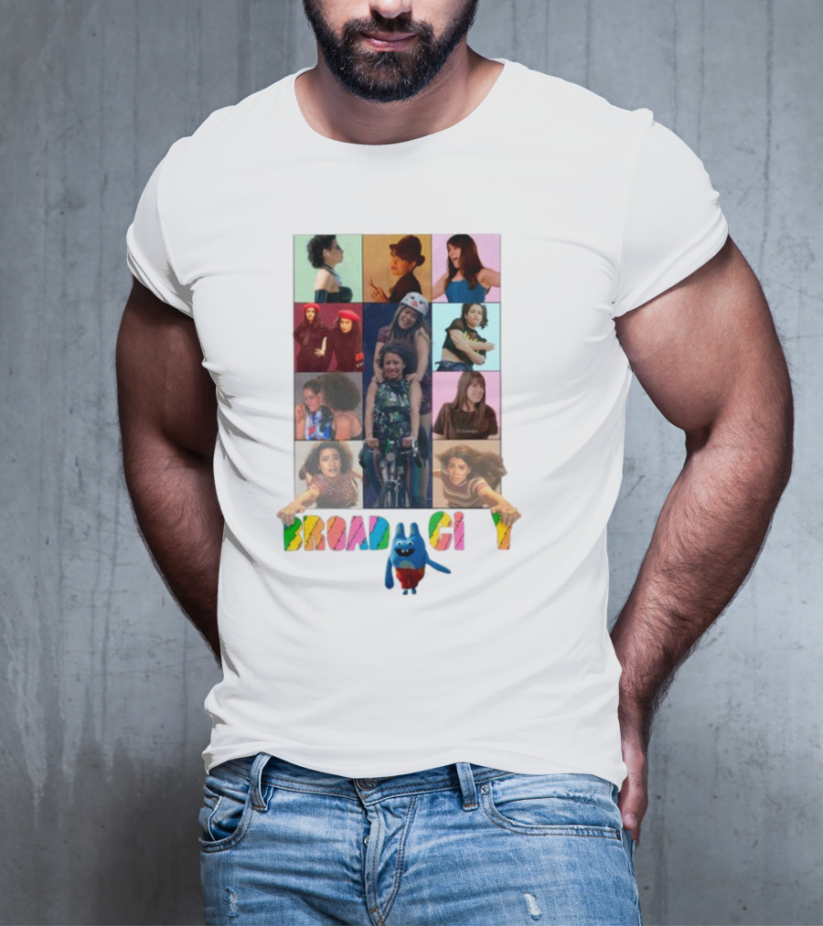 Hateusednames Broad City Collage Eras Tour T-Shirt