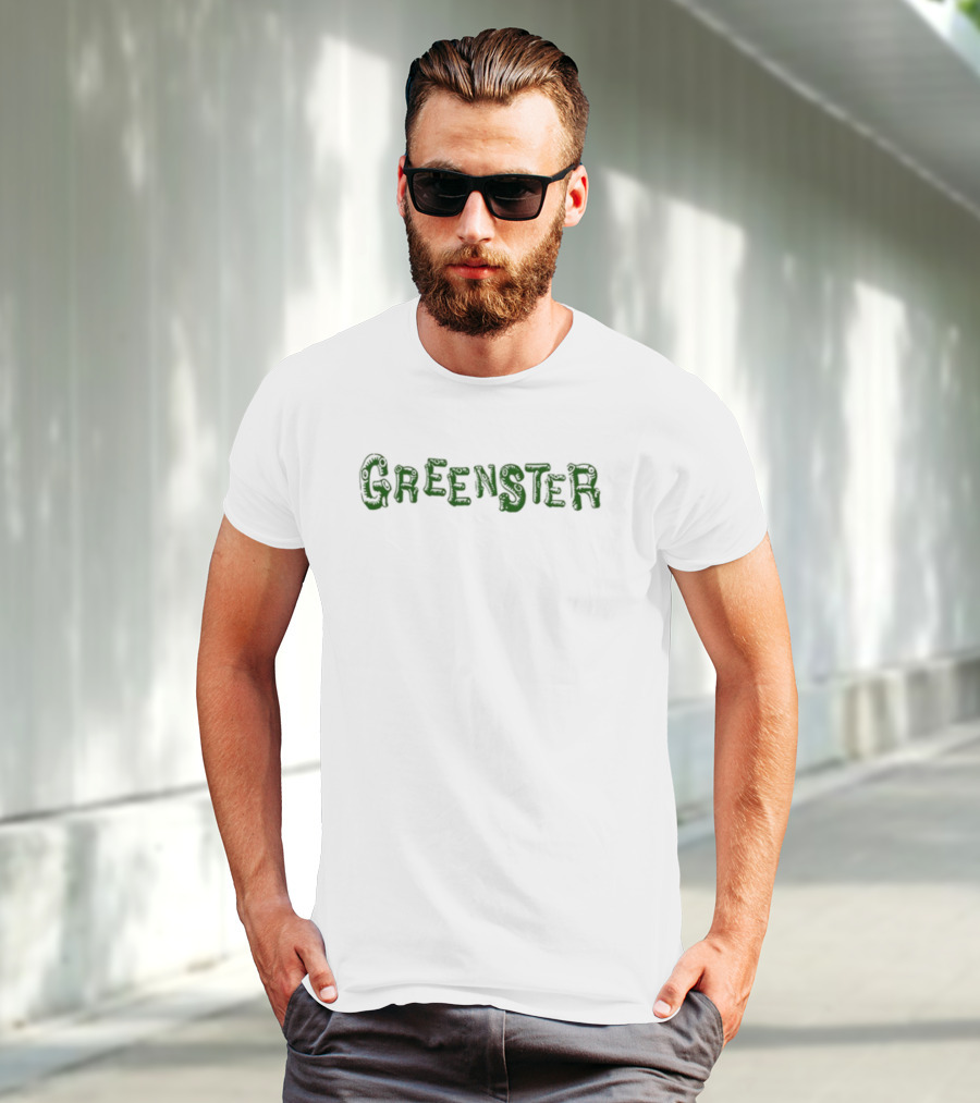 Greenster Bold Dark Green Letters T-Shirt