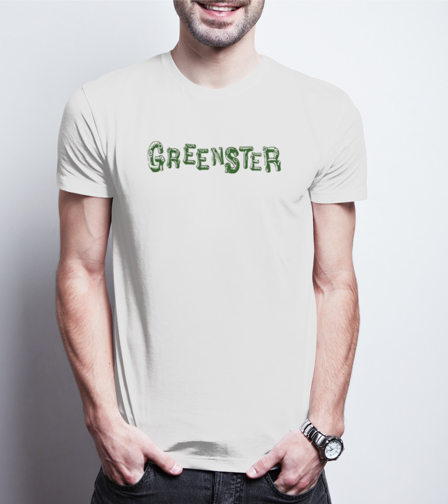 Greenster Bold Dark Green Letters T-Shirt