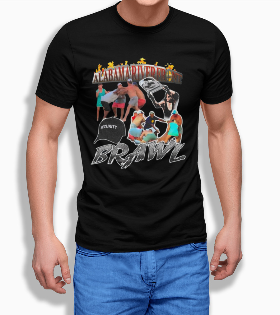 Alabama Riverfront Brawl Security Chaos T-Shirt