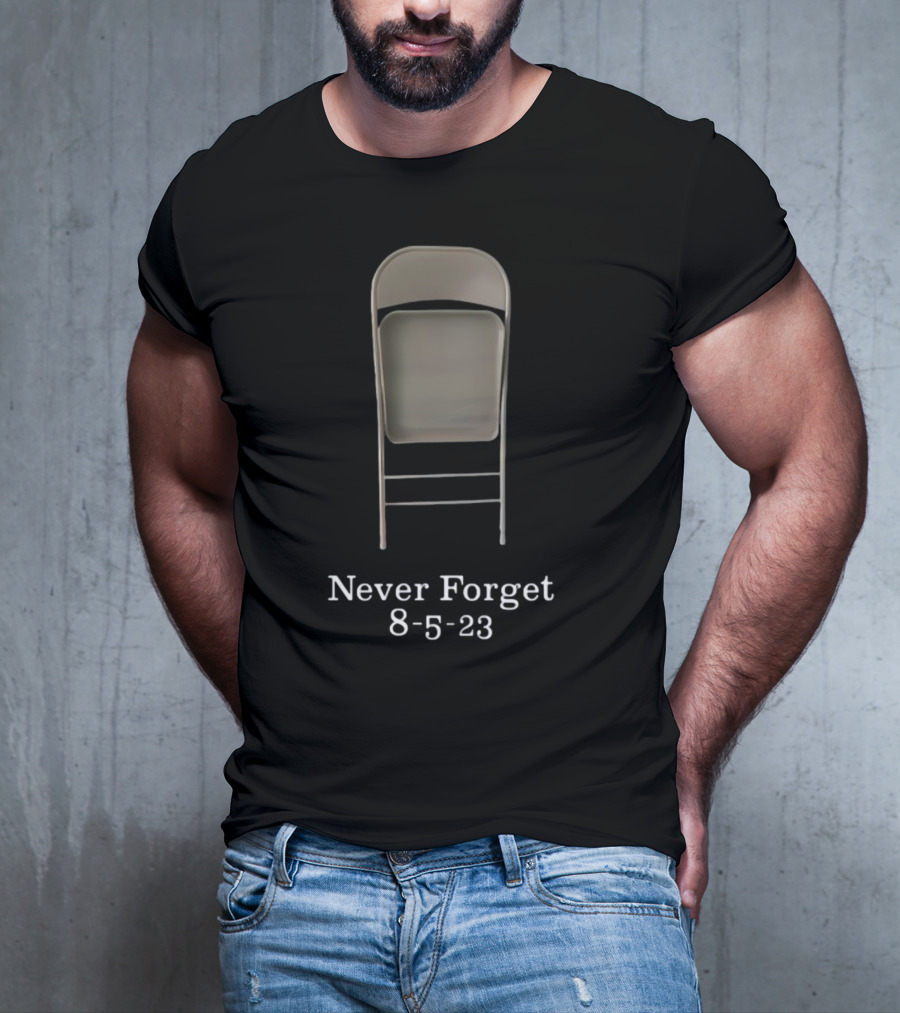 Never Forget 8-5-23 Montgomery Alabama High Chair Folded Seat T-Shirt