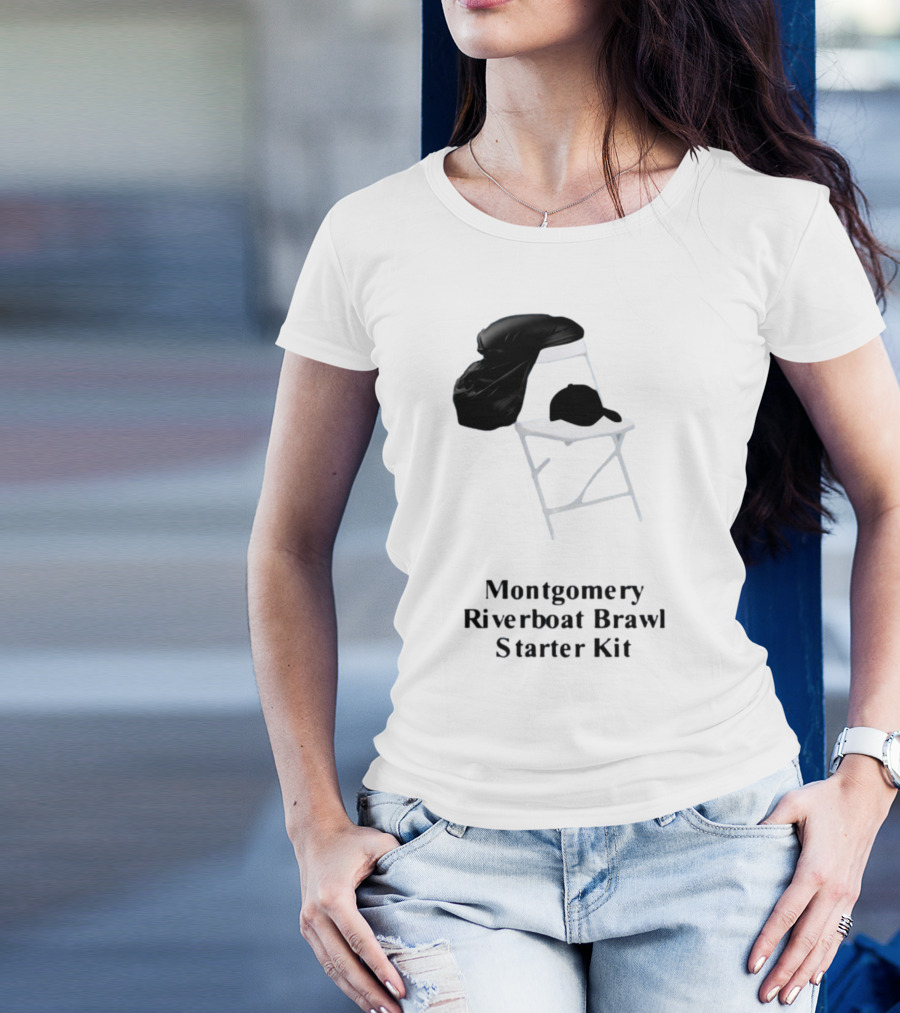 Montgomery Riverboat Brawl Starter Kit Folding Chair And Cap T-Shirt