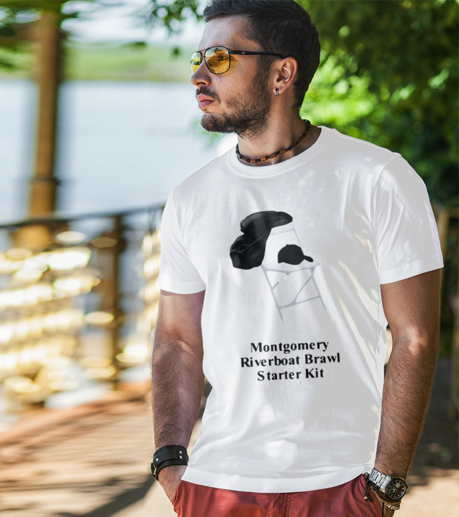 Montgomery Riverboat Brawl Starter Kit Folding Chair And Cap T-Shirt