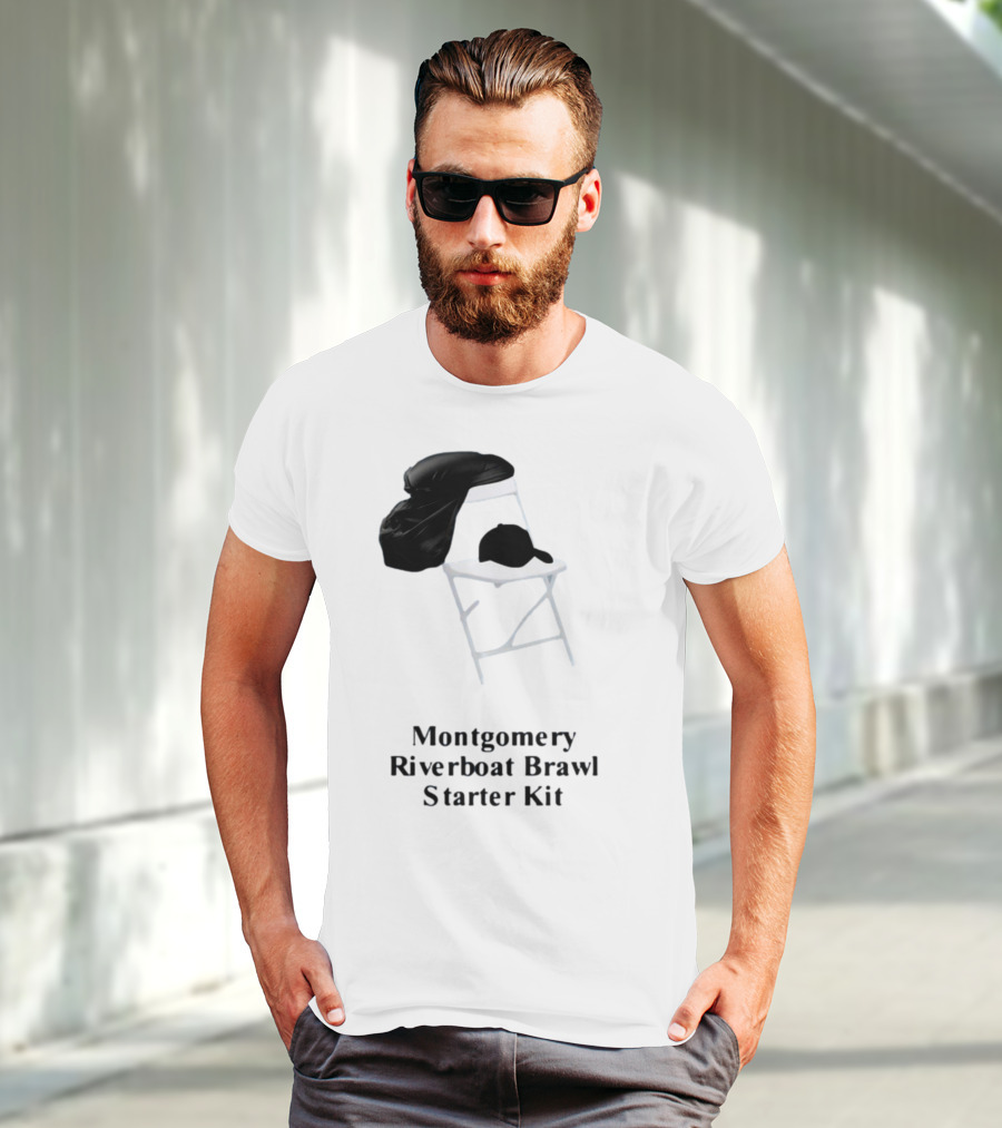 Montgomery Riverboat Brawl Starter Kit Folding Chair And Cap T-Shirt