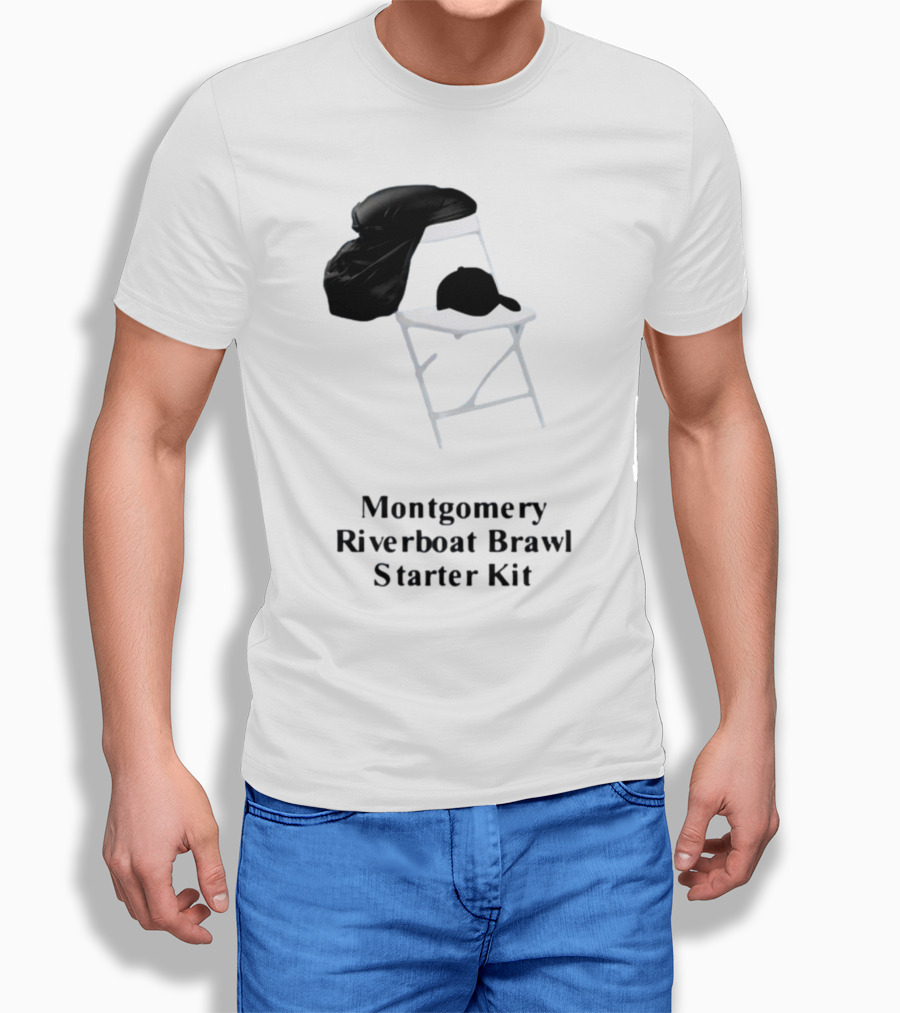 Montgomery Riverboat Brawl Starter Kit Folding Chair And Cap T-Shirt