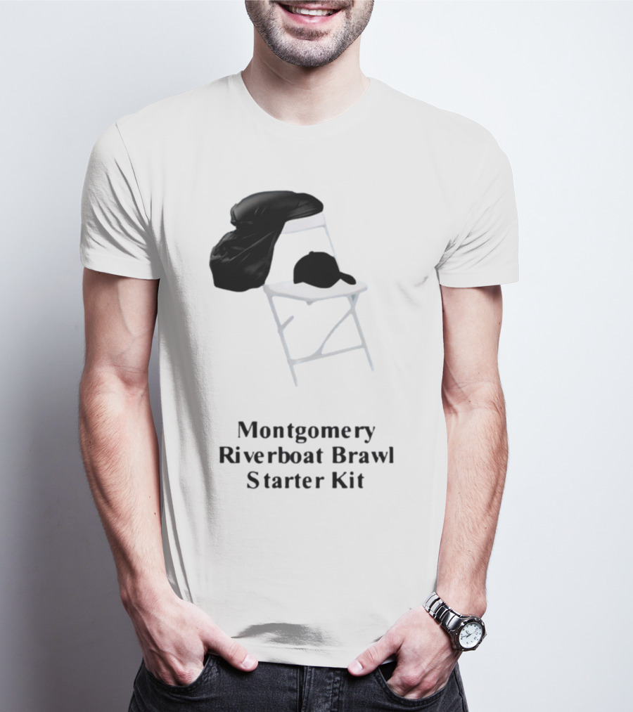 Montgomery Riverboat Brawl Starter Kit Folding Chair And Cap T-Shirt