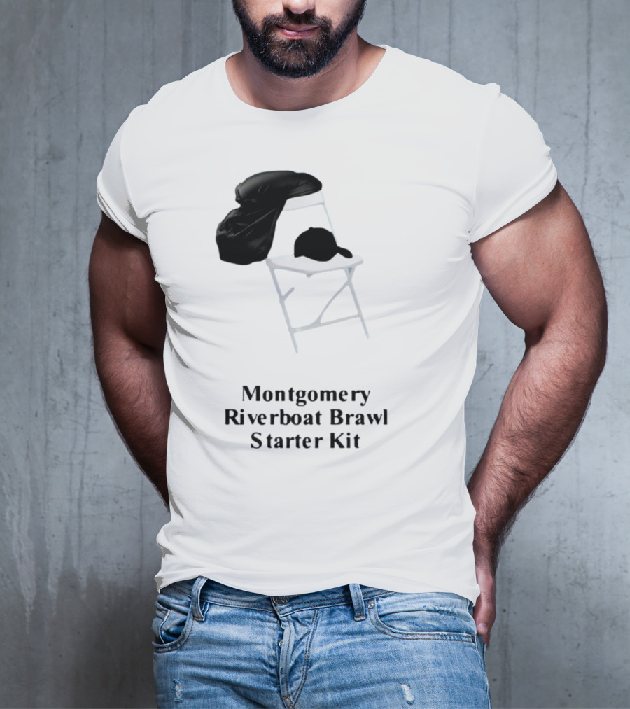 Montgomery Riverboat Brawl Starter Kit Folding Chair And Cap T-Shirt