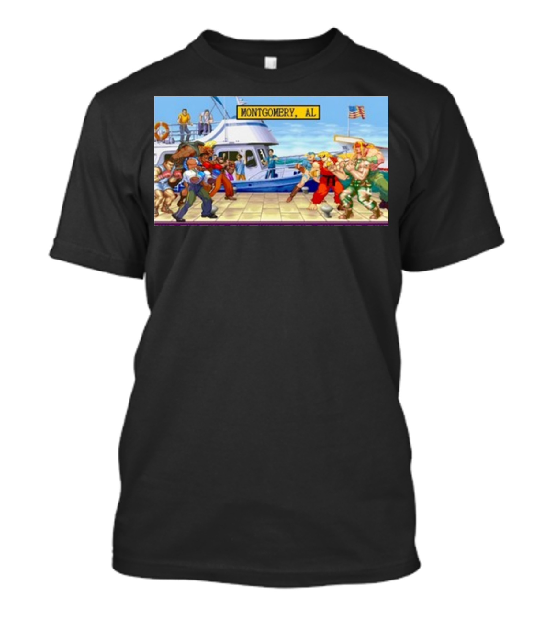 Montgomery AL Boat Dock Brawl Showdown T-Shirt