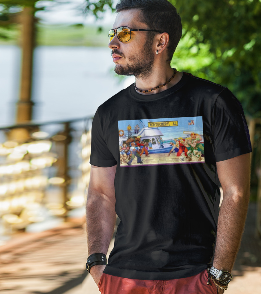 Montgomery AL Boat Dock Brawl Showdown T-Shirt