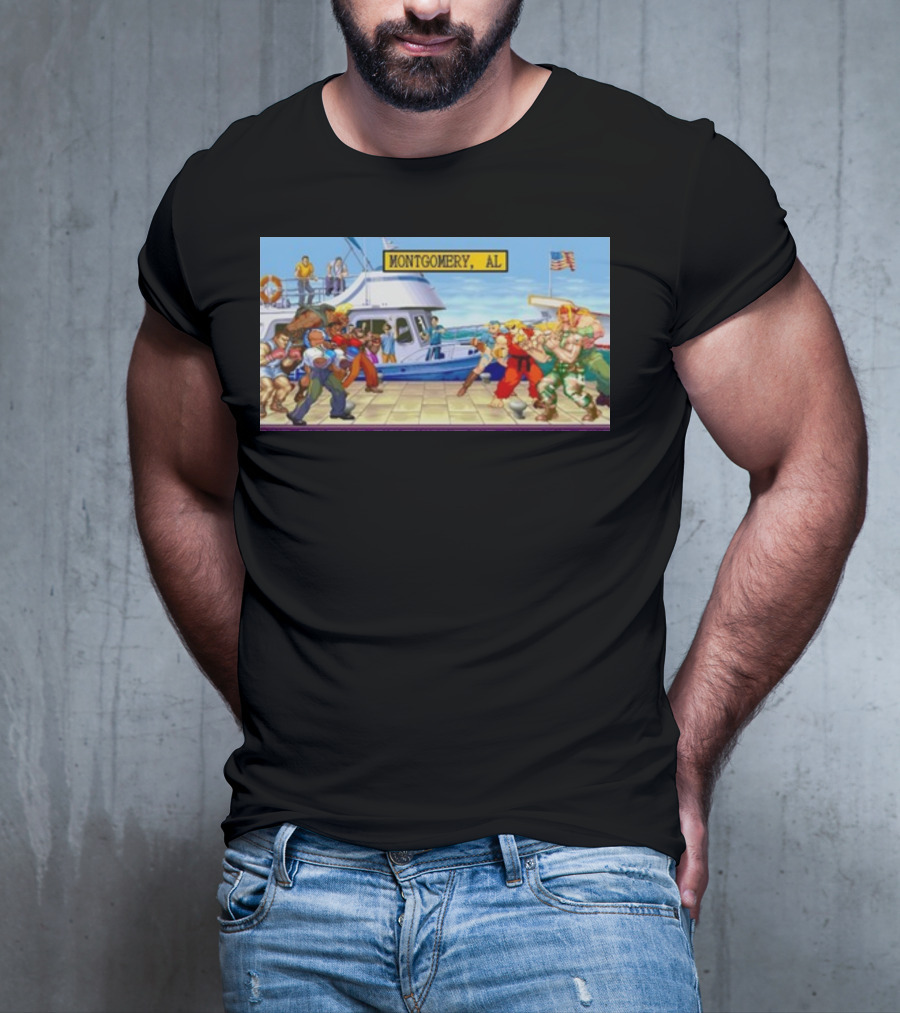 Montgomery AL Boat Dock Brawl Showdown T-Shirt