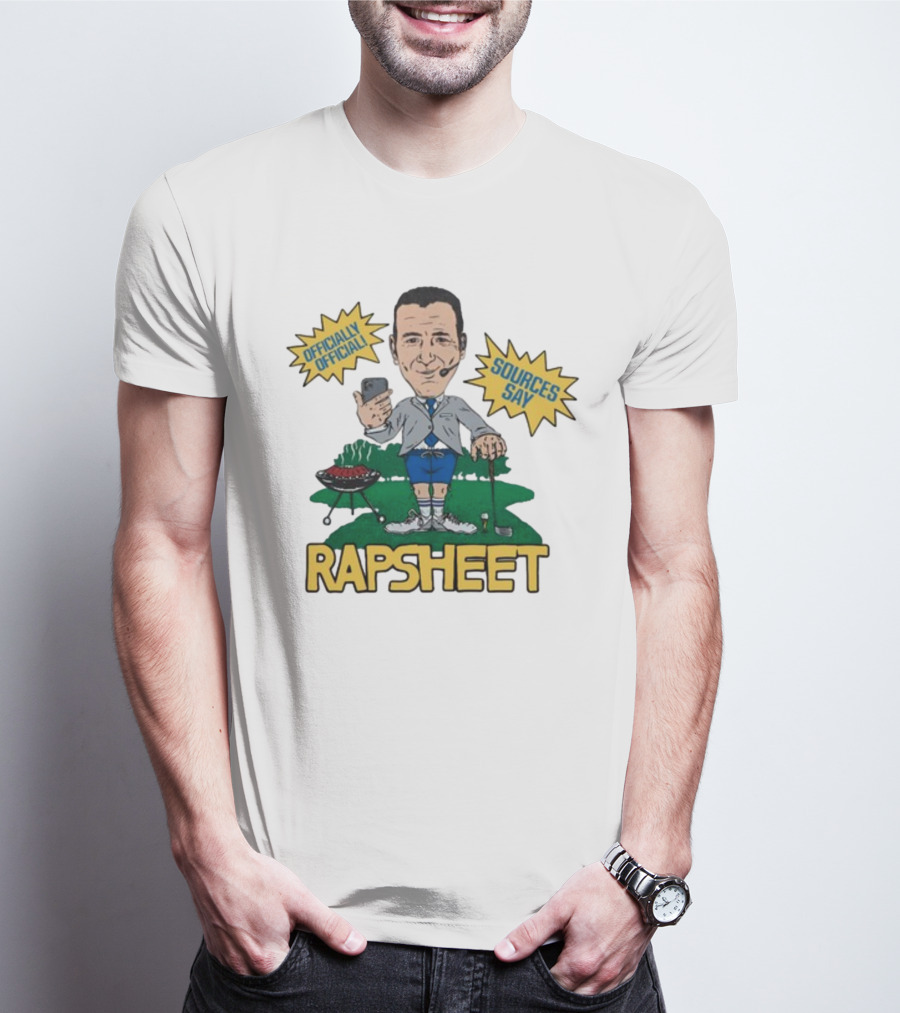 Homage Rapsheet Officially Official Sources Say T-Shirt