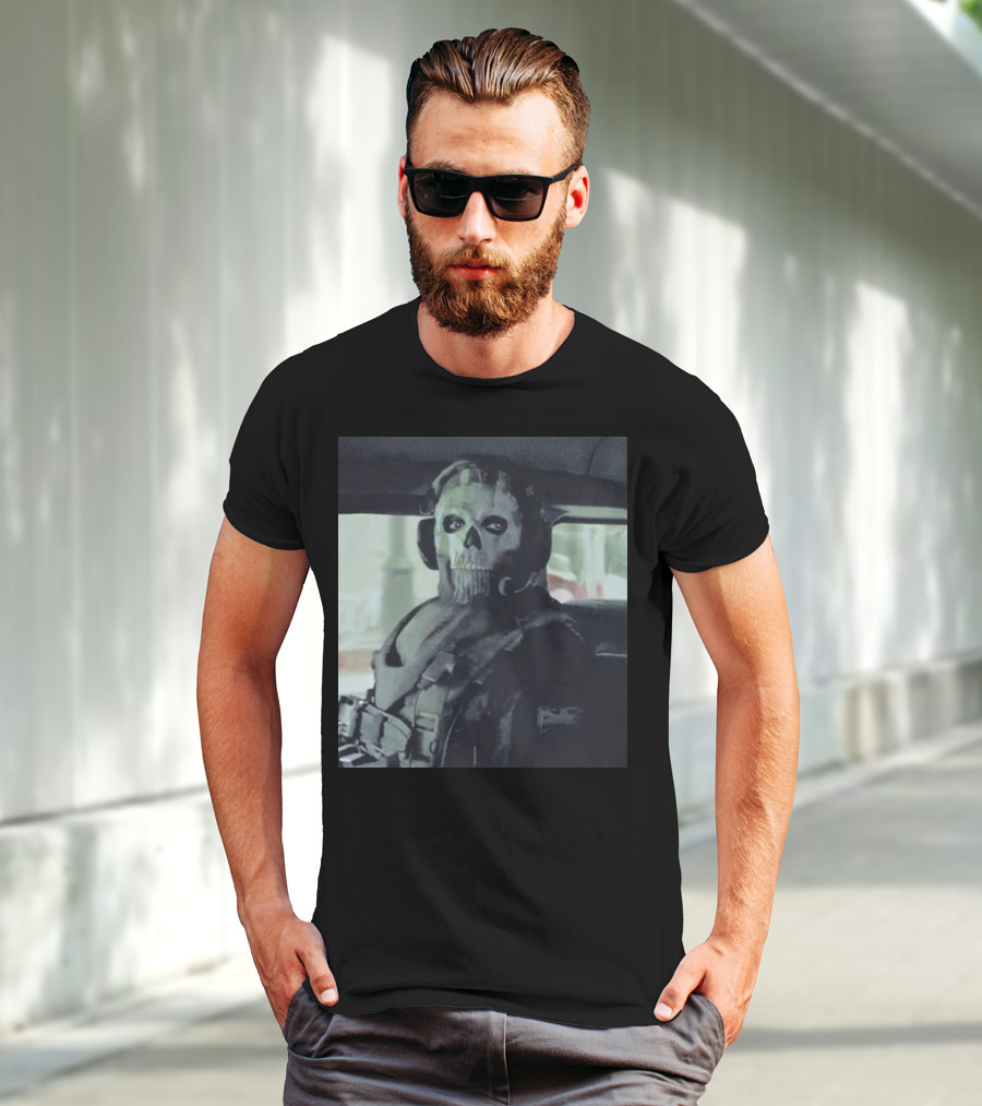 Modern Warfare II Ghost Mask Operator Stare T-Shirt