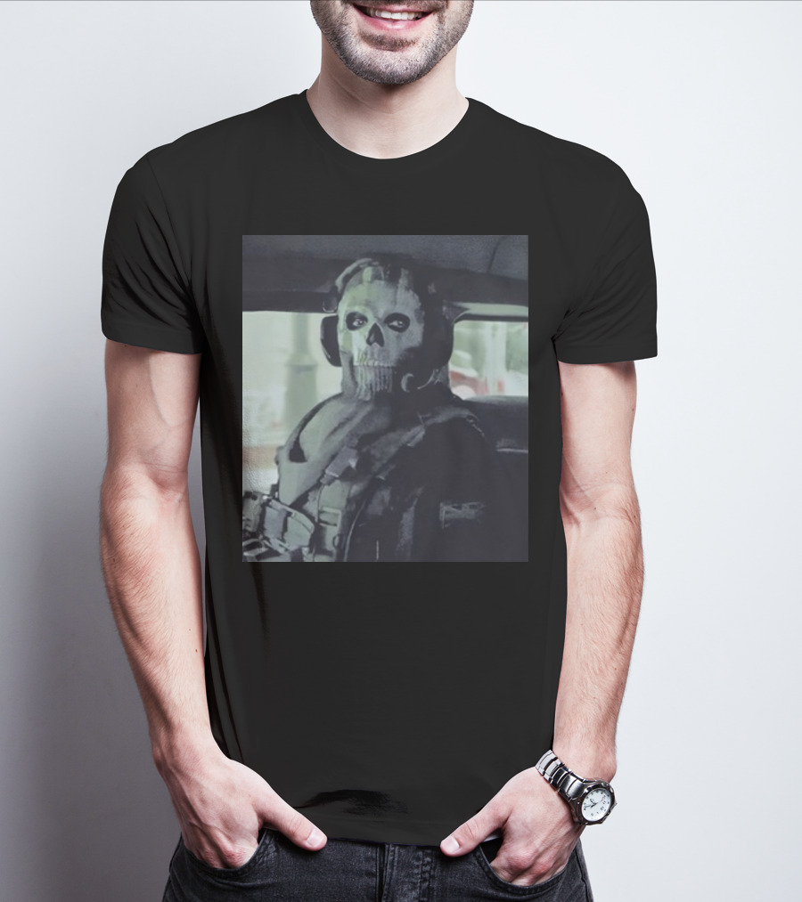 Modern Warfare II Ghost Mask Operator Stare T-Shirt