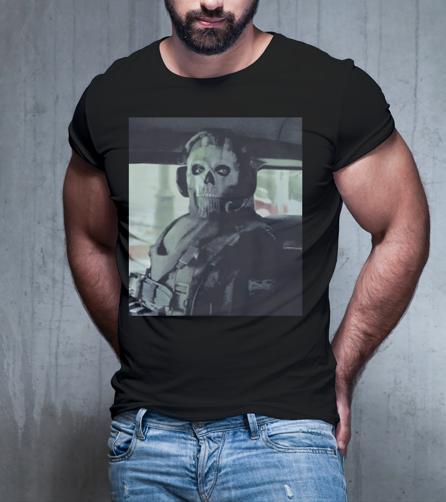 Modern Warfare II Ghost Mask Operator Stare T-Shirt
