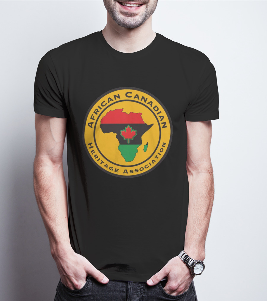 African Canadian Heritage Association Papa Burgundy T-Shirt