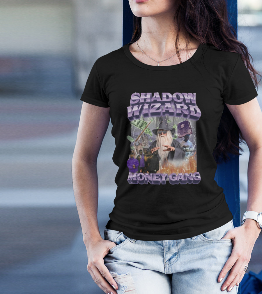 Shadow Wizard Money Gang Spellcasting Gangster Vibes T-Shirt