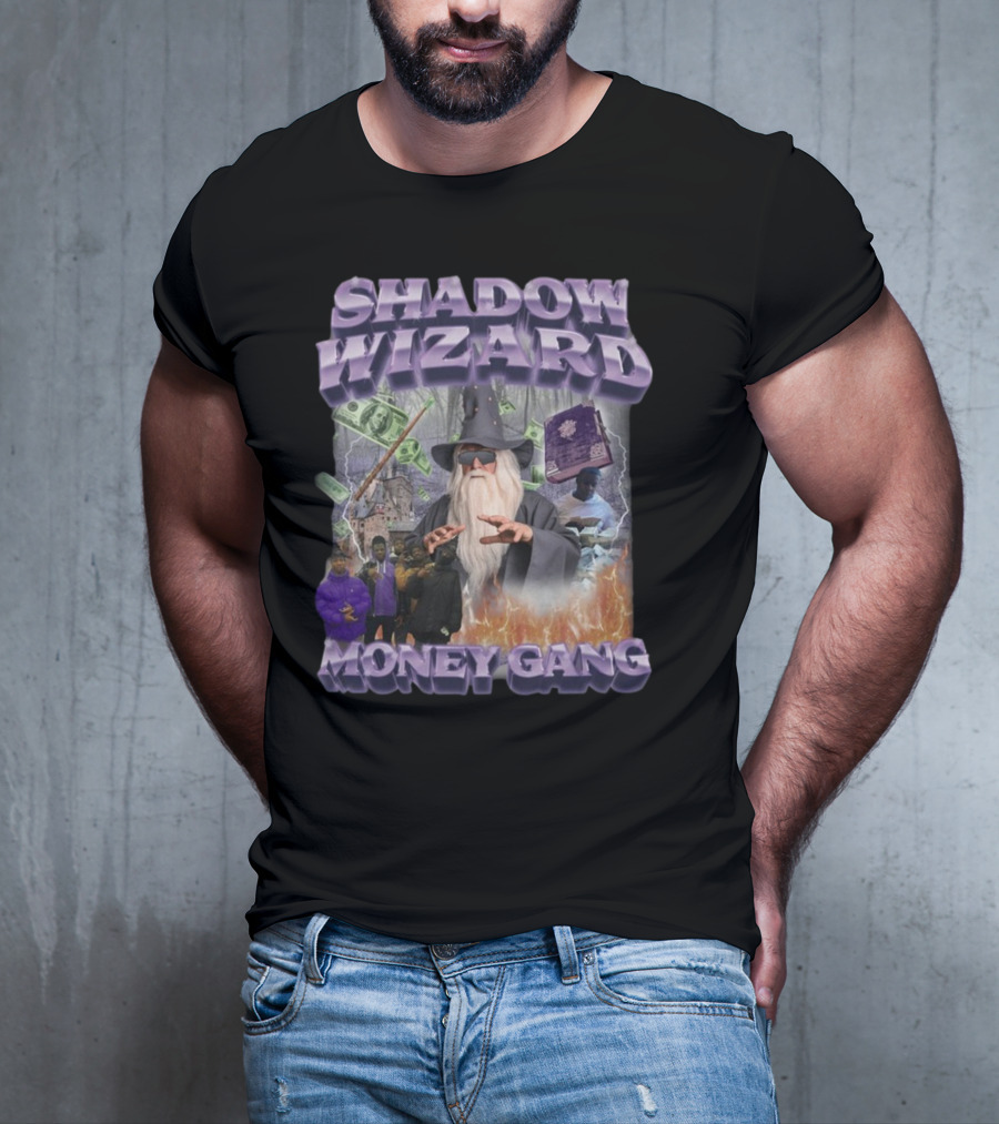 Shadow Wizard Money Gang Spellcasting Gangster Vibes T-Shirt