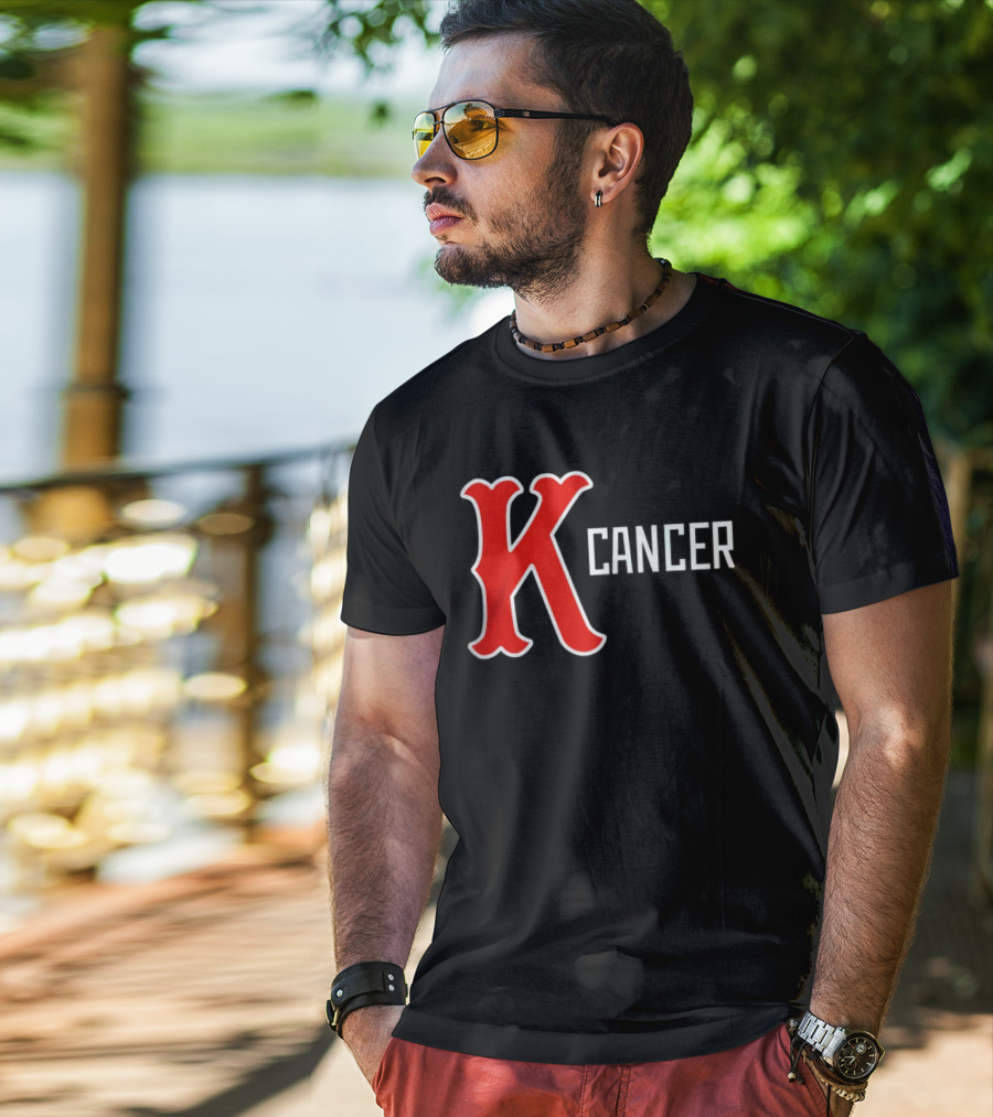 Boston Red Sox K Cancer T-Shirt