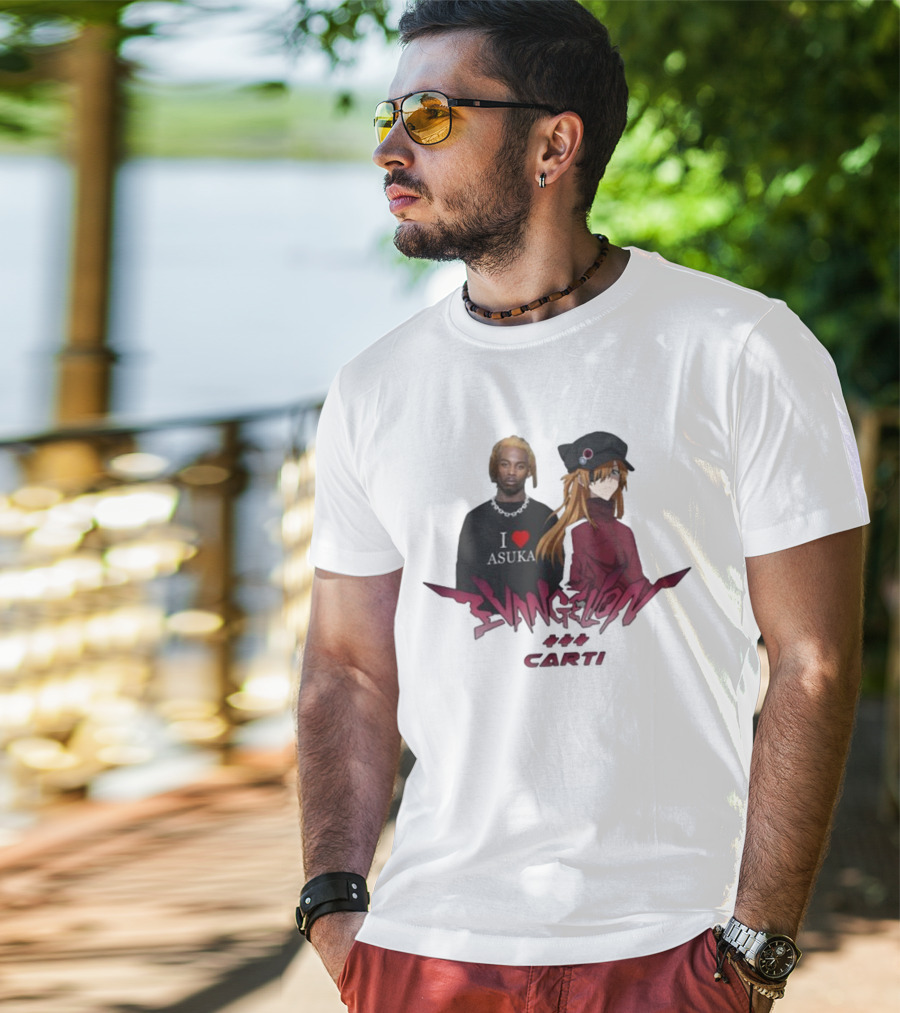 EVANGELION I ASUKA CARTI Collaboration T-Shirt