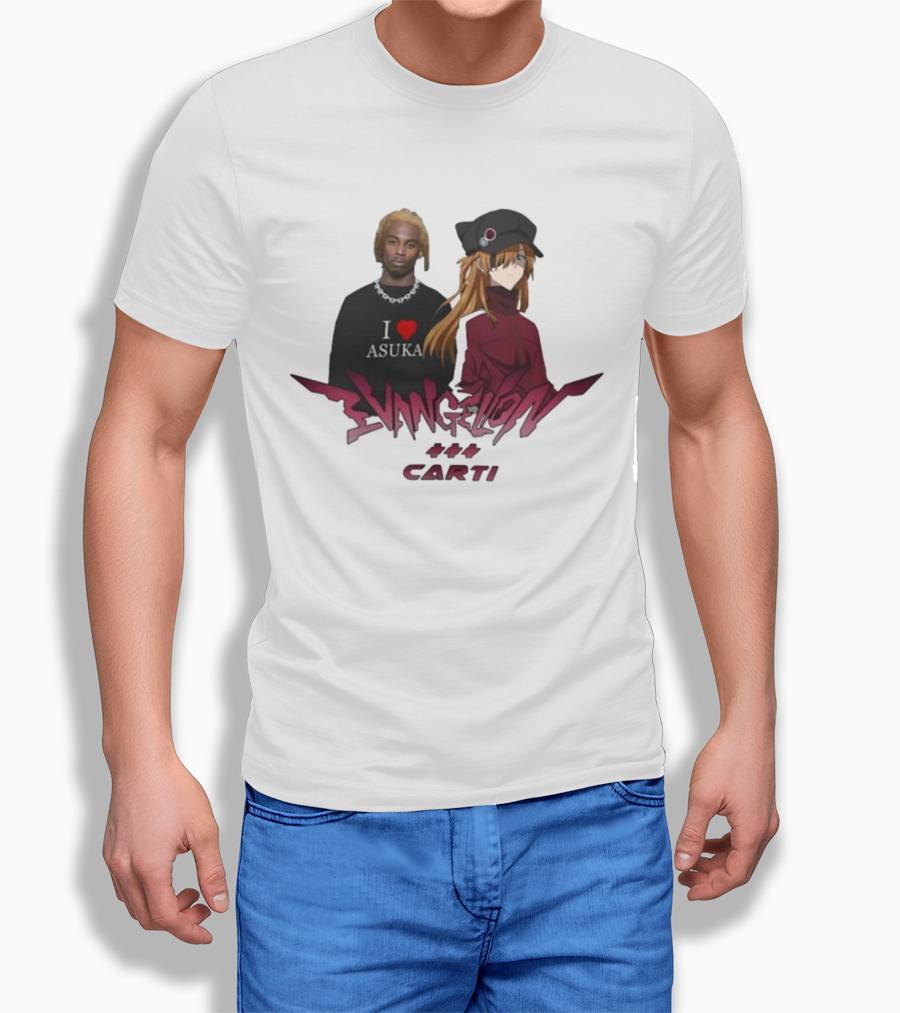 EVANGELION I ASUKA CARTI Collaboration T-Shirt