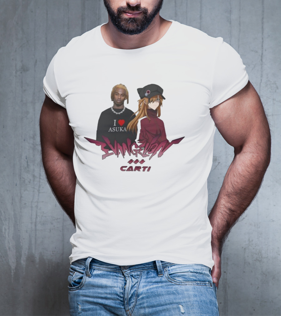 EVANGELION I ASUKA CARTI Collaboration T-Shirt