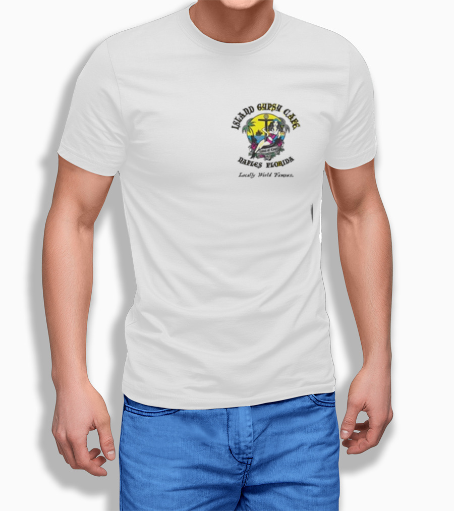 Island Gypsy Key West Florida Tropical Scene T-Shirt