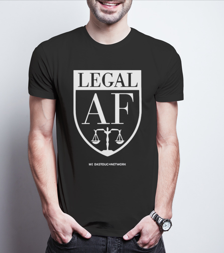 Karen F Agnifilo Legal AF MeidasTouch Network Scales Of Justice Emblem T-Shirt