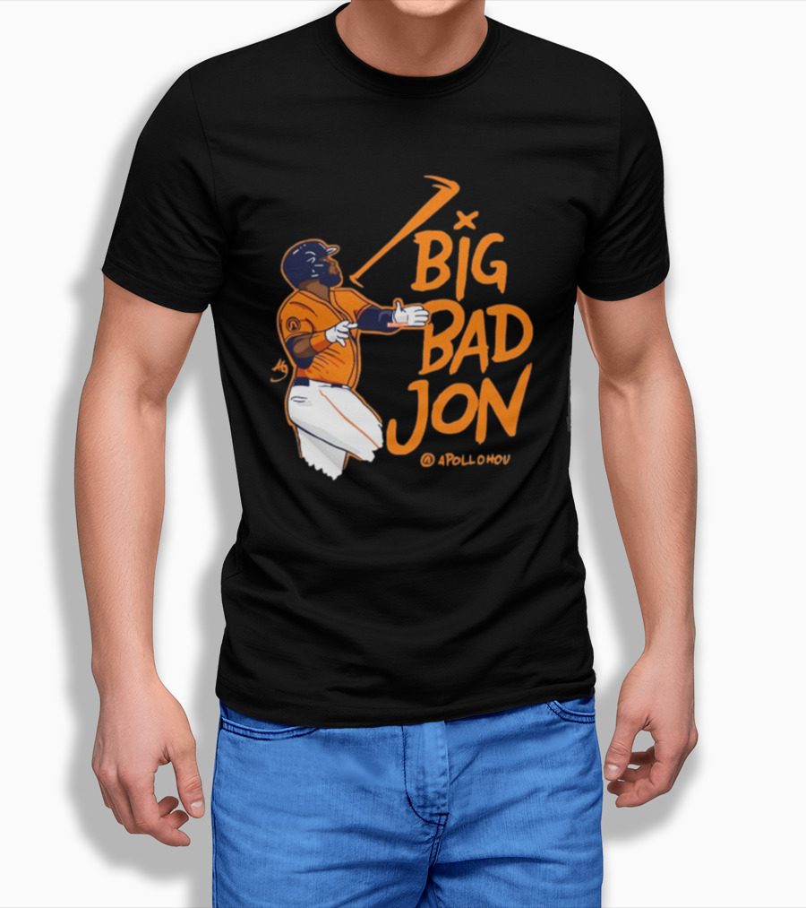 Big Bad Jon Singleton Apollo Houston Baseball Player T-Shirt