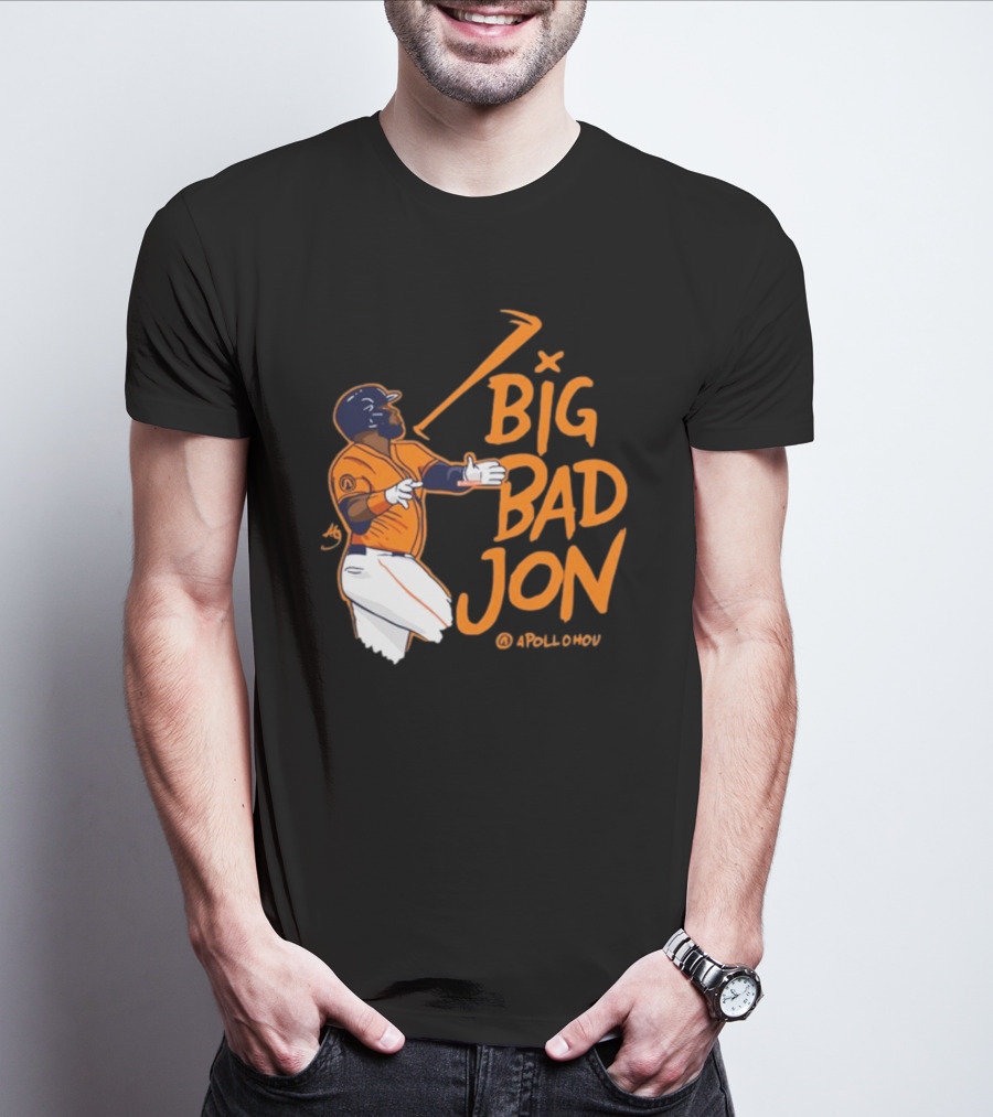 Big Bad Jon Singleton Apollo Houston Baseball Player T-Shirt