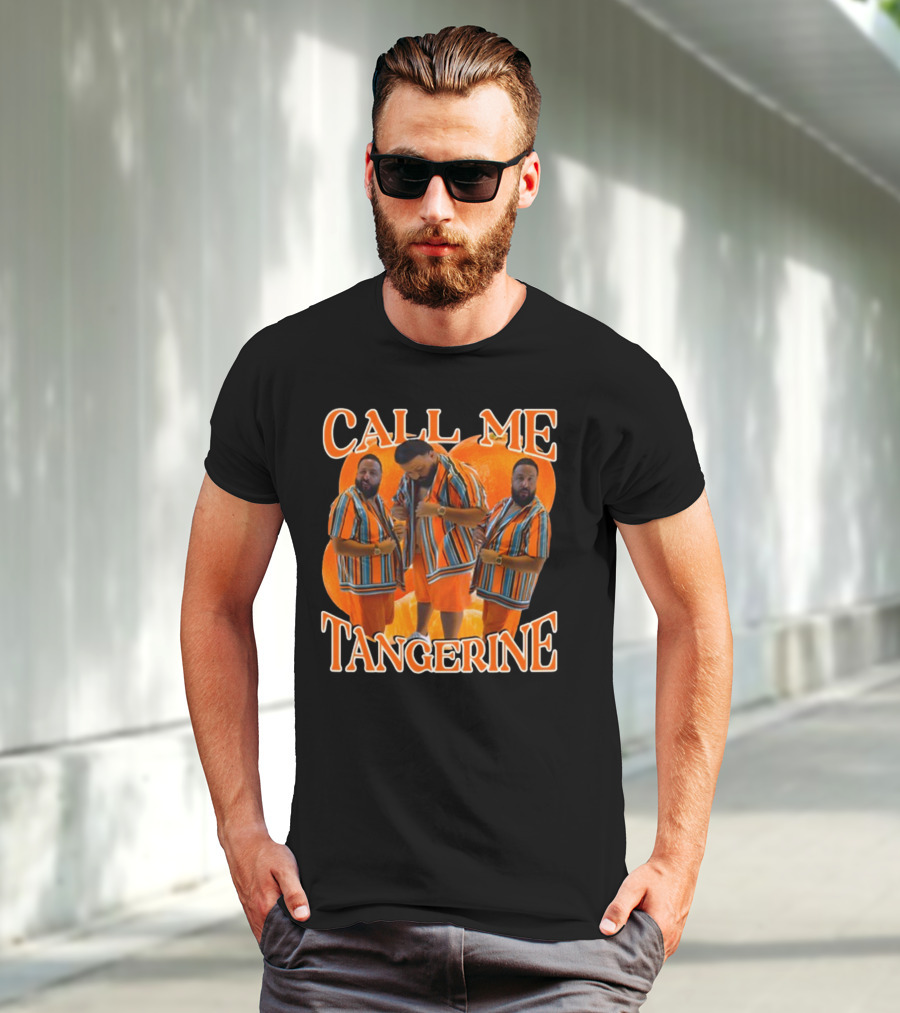 CALL ME TANGERINE DJ KHALED STRIPED T-Shirt