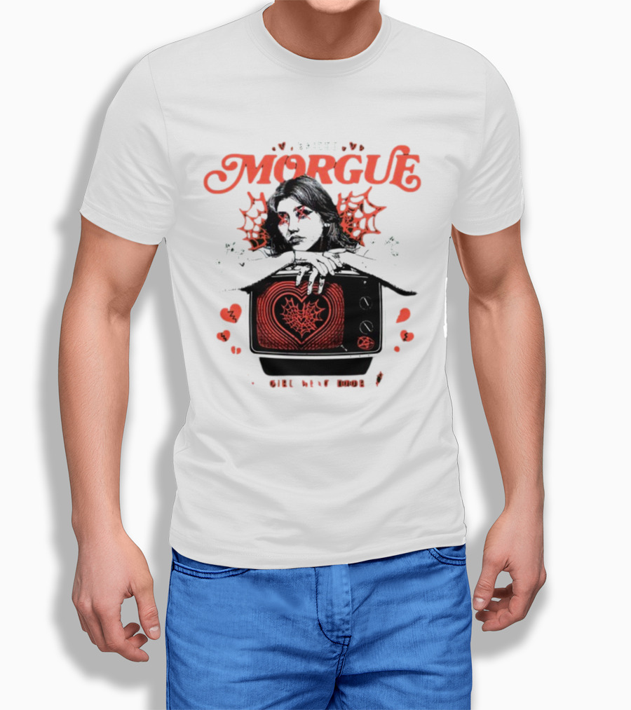 Kailee Morgue Spider Web TV Girl Next Door T-Shirt