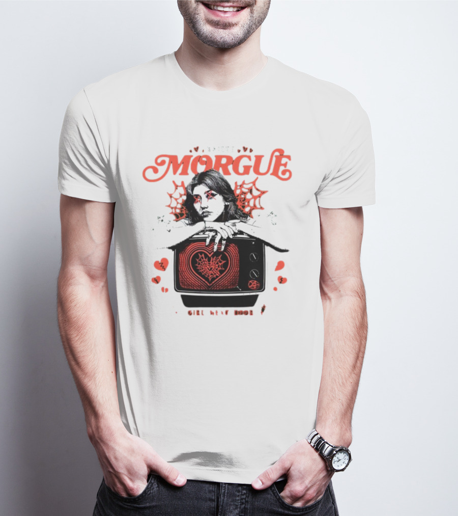 Kailee Morgue Spider Web TV Girl Next Door T-Shirt