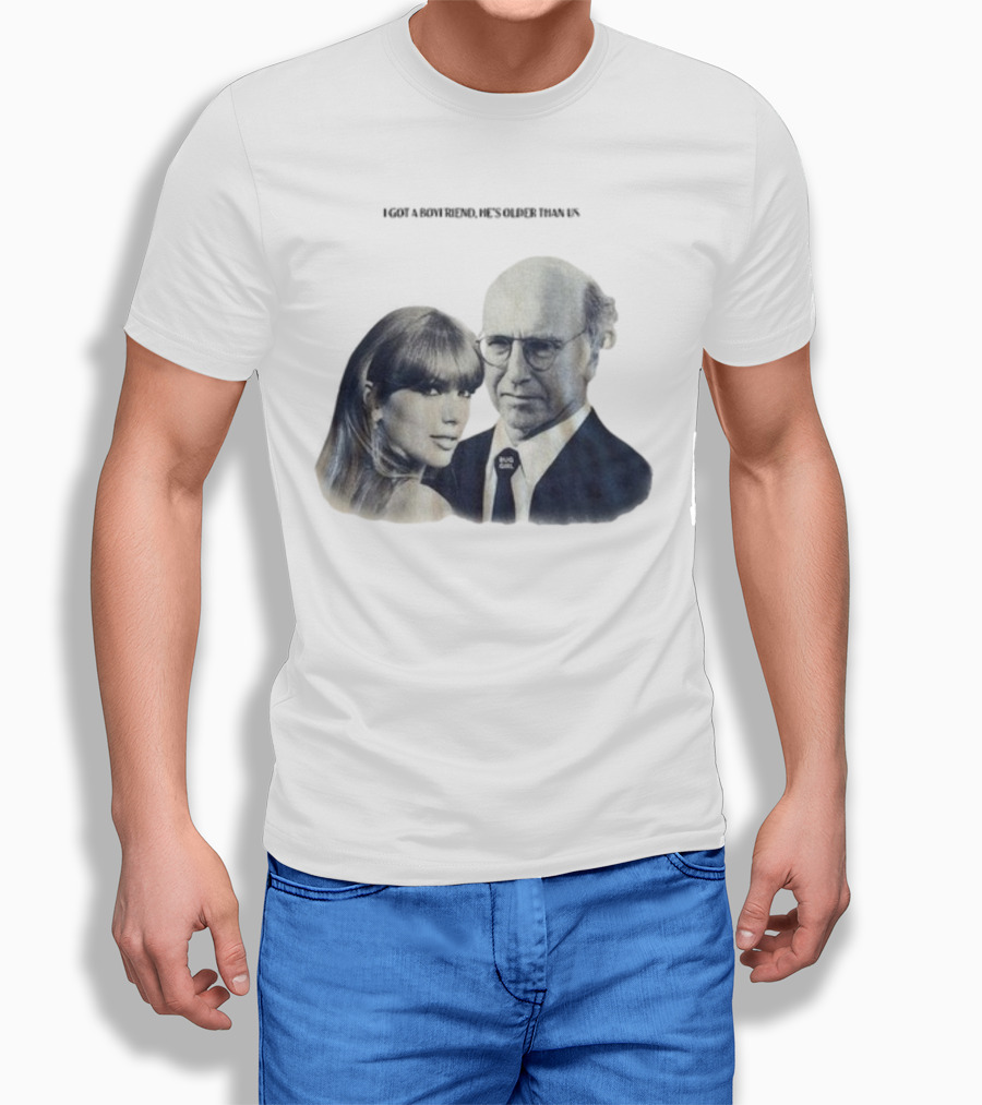 Buggirl200 Larry David Swiftie Baseball Photo Mashup T-Shirt