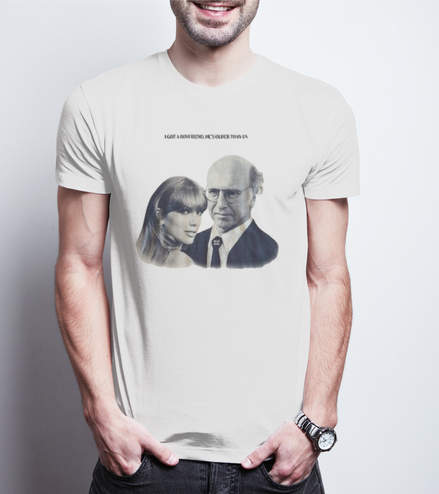 Buggirl200 Larry David Swiftie Baseball Photo Mashup T-Shirt