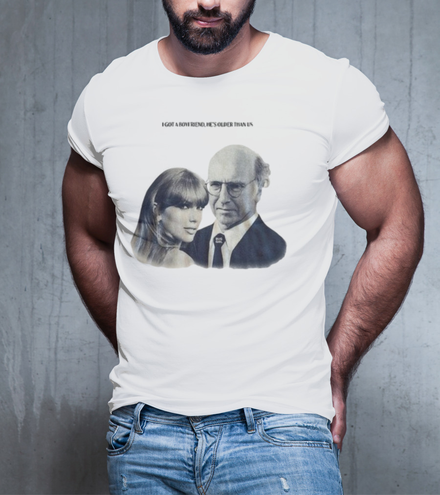 Buggirl200 Larry David Swiftie Baseball Photo Mashup T-Shirt